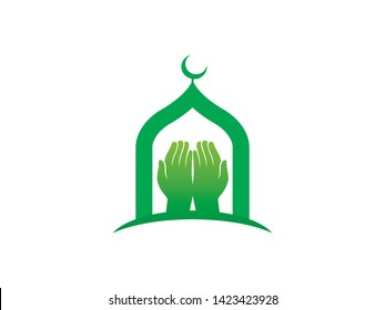 Mosque Logo Template, Icon, Symbol