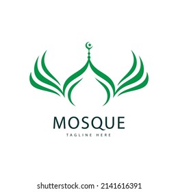 Mosque Logo Template, Islamic Concept Design  Creative Symbol