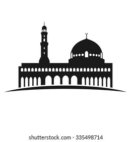 mosque logo template. masjid logo template.