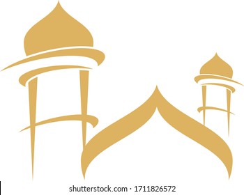 Mosque Logo Template vector symbol nature