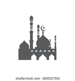 Mosque Logo Template vector symbol illustration design