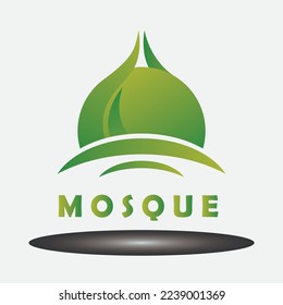 Moschee-Logo, Vektorgrafik-Design-Vorlage 6.eps
