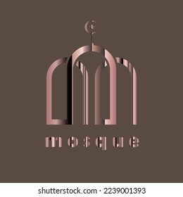 mosque logo vector design illustration template 9.eps
