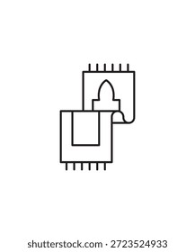 mosque mat icon, vector best line icon.