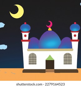 Mosque means a place of worship. The root word for masjid is sajada where sajada means prostration or submission.
