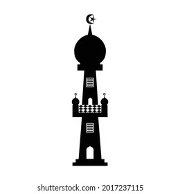  mosque minaret icon, mosque minaret icon vector symbol illustration