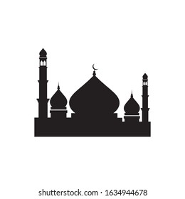 Mosque Moslem icon vector Illustration design template