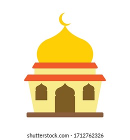 Mosque Moslem icon vector Illustration design template