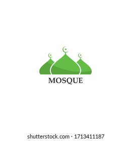 Mosque Moslem icon vector Illustration design template