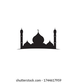 Mosque Moslem icon vector illustration design template