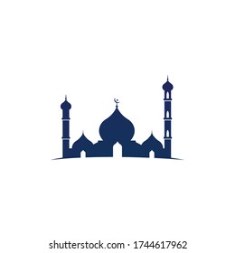 Mosque Moslem icon vector illustration design template