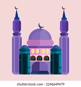 mezquita. Musulmana. Festividades islámicas. Eid