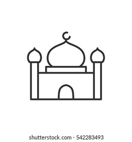 Mosque. Muslim prayer building