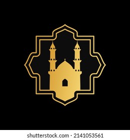 Moschee-Ornament-Illustration. Mosaikbild