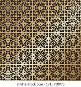 Mosque patterns Seamless texture, Endless repeating linear texture for wallpaper, packaging, banners, invitations, business cards, fabric print