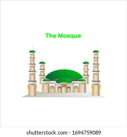 the mosque with peaperut style 
