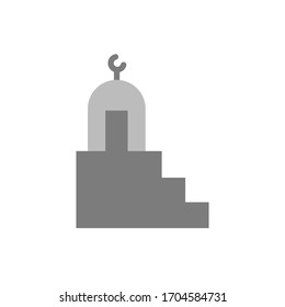 Mosque Ramadan icon. Simple color vector elements of islam icons for ui and ux, website or mobile application