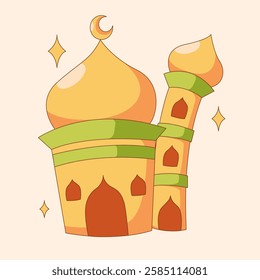 Mosque - Ramadan Kareem and Eid al-Fitr