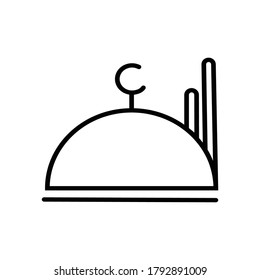 Moschee, Rmadhan-Symbol mit Monoline