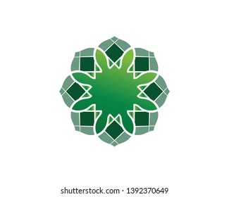 Mosque ramadhan and islamic design arabian logo
