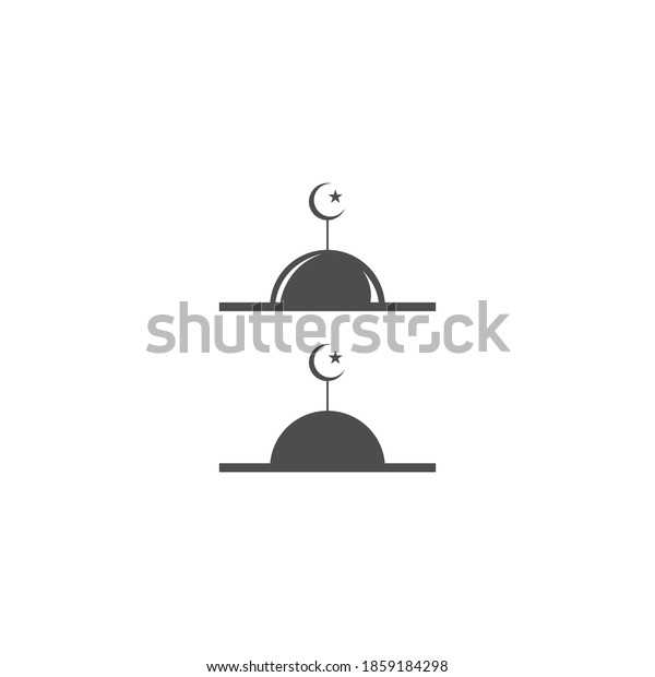 Mosque signs icon design\
template
