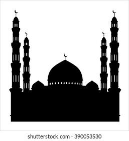 mosque - silhouette
