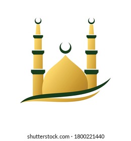 Mosque simple and minimalist logo for organization