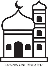 The mosque is a symbol of calm and spirituality, a place where the heart meets the Creator, radiating the light of faith and unity for the people.