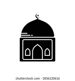 Mosque symbol. Design template vector