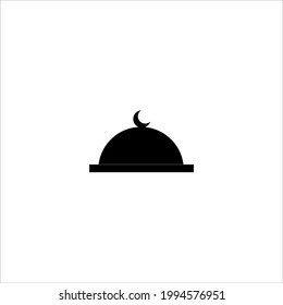 mosque symbol icon in vector shape