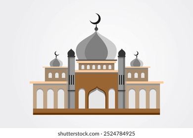 mosque template icon and design model graphic