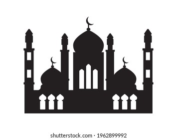 mosque temple eid mubarak icon