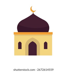 Moschee, Vektorgrafik, Moschee, ClipArt der Moschee, Islamisches Gebäude mit Kuppel
