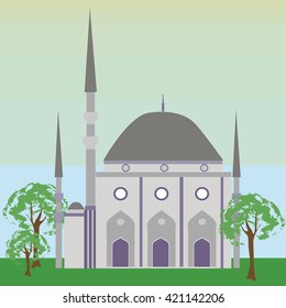 Mosque Vector, Mosque Design, Mosque Art