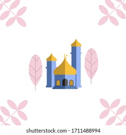 mosque vector design for the month of Ramadan