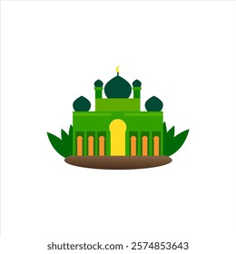 Mosque vector with full color