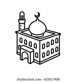 Mosque vector icon