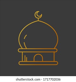 Mosque vector, Mosque Icon, Mosque Icon Vector, Mosque Icon Art