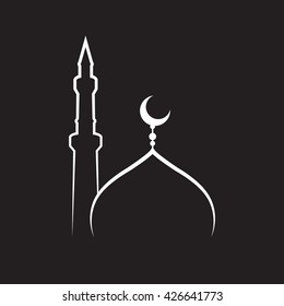 mosque vector ,mosque Icon. mosque Icon Vector. mosque Icon Art