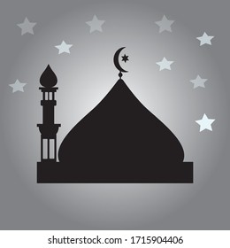 mosque vector ,mosque Icon. mosque Icon Vector. mosque Icon black and white Art