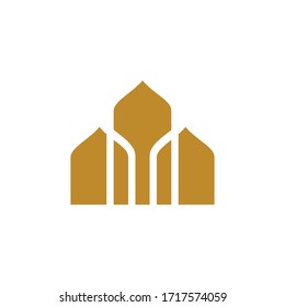 Moschee für die Vektorillustration-Symbolvorlage