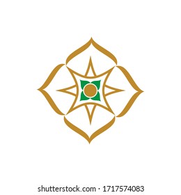 Mosque vector icon illustration design template