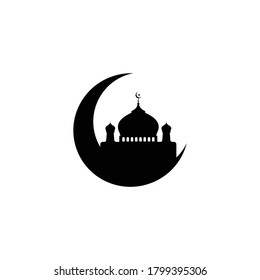 Moschee Vektorsymbol. Moschee-Moslem-Symbol