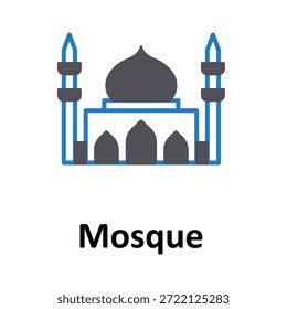 Mosque Vector icon which can easily modify or edit
