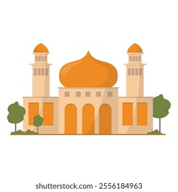 Mosque Vector Illustration - 09