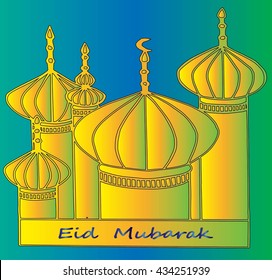 Mosque vector illustration