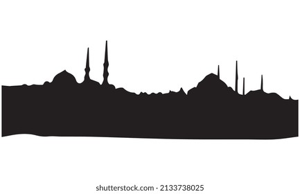 mosque vector illustration design black and white
