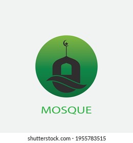 mosque vector illustration design icon logo template