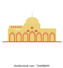 Mosque vector illustration. Ramadan vector illustration