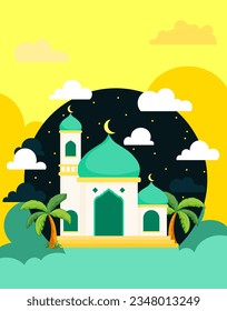 Mosque Vector Image. Mosque Icon.